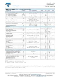SIJ438ADP-T1-GE3 Datasheet Page 2