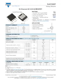 SIJA72ADP-T1-GE3 Datasheet Cover