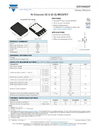 SIR164ADP-T1-GE3 Datasheet Copertura