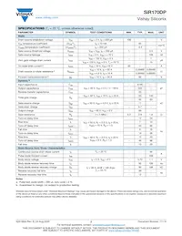 SIR170DP-T1-RE3 Datasheet Page 2