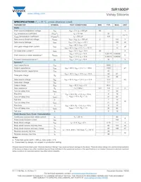SIR180DP-T1-RE3 Datasheet Page 2