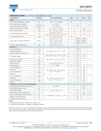SIR186DP-T1-RE3 Datasheet Page 2