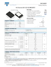 SIR188DP-T1-RE3 Datasheet Cover
