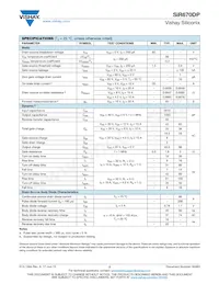 SIR670DP-T1-GE3 Datasheet Page 2