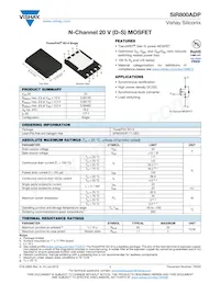 SIR800ADP-T1-RE3 Datasheet Cover