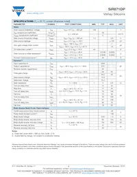 SIR871DP-T1-GE3 Datasheet Page 2