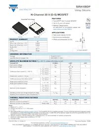 SIRA10BDP-T1-GE3 Datasheet Cover