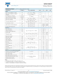 SIRA10BDP-T1-GE3 Datasheet Page 2