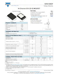 SIRA12BDP-T1-GE3 Datasheet Cover