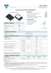 SIRA18BDP-T1-GE3 Datasheet Cover