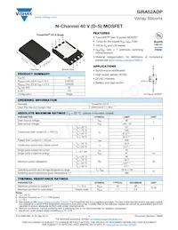 SIRA52ADP-T1-RE3 Datasheet Cover