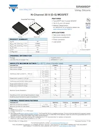 SIRA88BDP-T1-GE3 Datasheet Cover