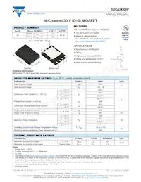 SIRA90DP-T1-GE3 Datasheet Cover