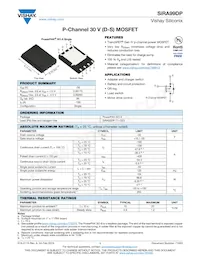 SIRA99DP-T1-GE3 Datasheet Cover