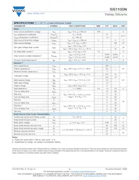 SIS110DN-T1-GE3 Datasheet Page 2