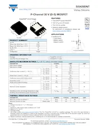SIS429DNT-T1-GE3 Datasheet Cover