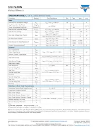 SIS472ADN-T1-GE3 Datasheet Pagina 2