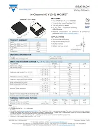 SISA72ADN-T1-GE3 Datasheet Cover