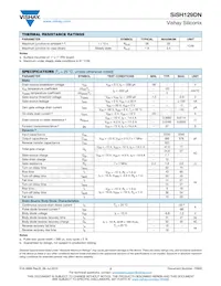 SISH129DN-T1-GE3 Datasheet Page 2
