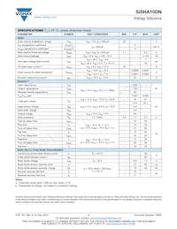 SISHA10DN-T1-GE3 Datasheet Page 2