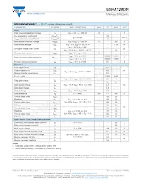 SISHA12ADN-T1-GE3 Datasheet Page 2