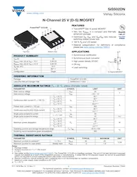 SISS02DN-T1-GE3 Datasheet Cover