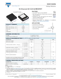 SISS10ADN-T1-GE3 Datasheet Cover