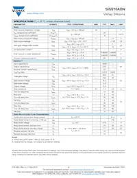 SISS10ADN-T1-GE3 Datasheet Page 2