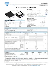 SISS30DN-T1-GE3 Datasheet Cover