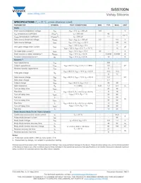 SISS70DN-T1-GE3 Datasheet Page 2
