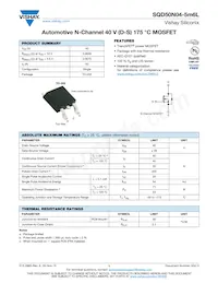 SQD50N04-5M6L_GE3 Datasheet Cover