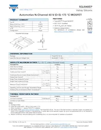 SQJ848EP-T1_GE3 Datasheet Cover