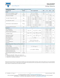 SQJA20EP-T1_GE3 Datasheet Page 2