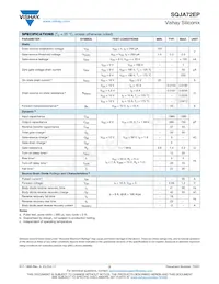 SQJA72EP-T1_GE3 Datasheet Page 2