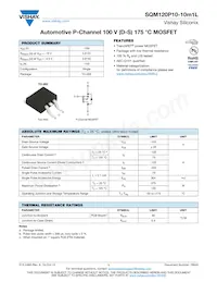 SQM120P10_10M1LGE3 Datasheet Cover