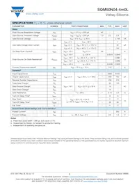 SQM50N04-4M0L_GE3 Datasheet Page 2