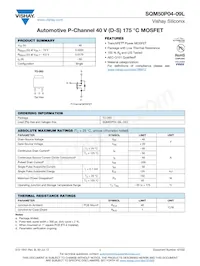 SQM50P04-09L_GE3 Datasheet Cover