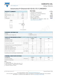 SQM50P04-09L_GE3 Datenblatt Cover