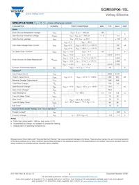 SQM50P06-15L_GE3 Datasheet Page 2