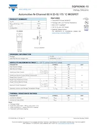 SQP60N06-15_GE3 Datasheet Cover