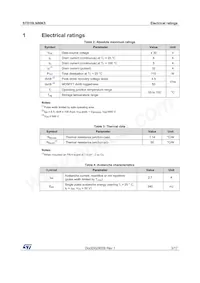 STD10LN80K5 Datasheet Page 3