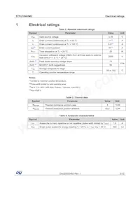 STFU16N65M2數據表 頁面 3