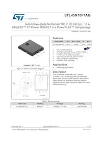 STL45N10F7AG Datasheet Cover