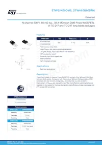 STWA65N60DM6 Datasheet Cover