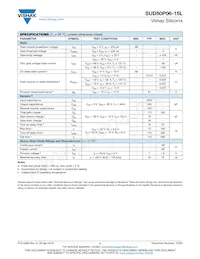 SUD50P06-15L-T4-E3 Datasheet Pagina 2