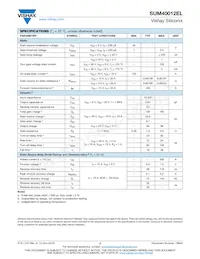 SUM40012EL-GE3 Datasheet Page 2