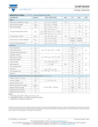 SUM70030E-GE3 Datasheet Page 2