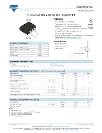 SUM70101EL-GE3 Datasheet Cover