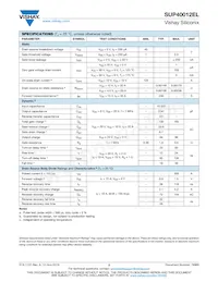 SUP40012EL-GE3 Datasheet Page 2