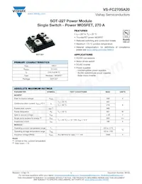 VS-FC270SA20 Datasheet Cover
